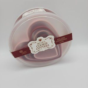 Cookie Cutters heart shape 5 pc Mulberry by Genmert
